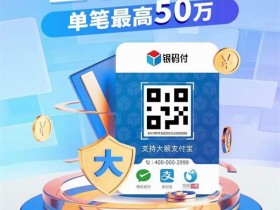单笔刷50万！支付宝大额码“银码付”震撼上线！