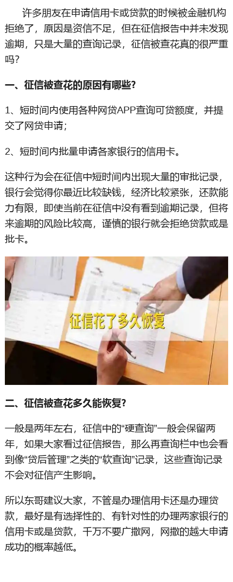 欧美岛国视频在线观看 征信被查花了，但没有逾期，会有什么影响？